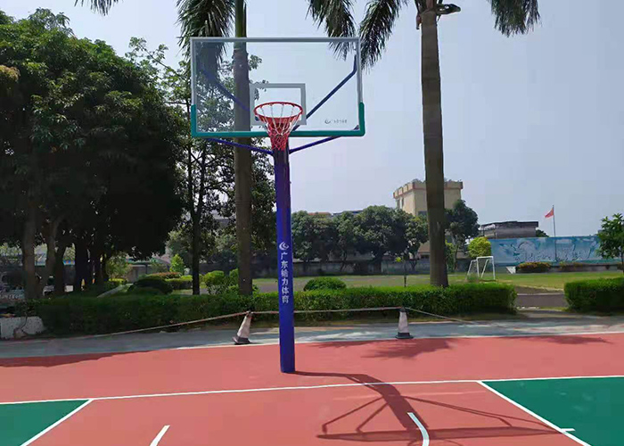 埋地籃球架的安裝