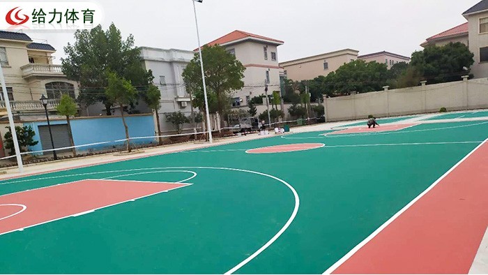 彩色籃球場(chǎng)造價(jià)