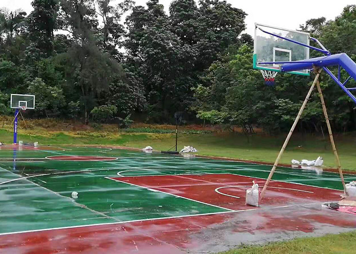 埋地圓管籃球架